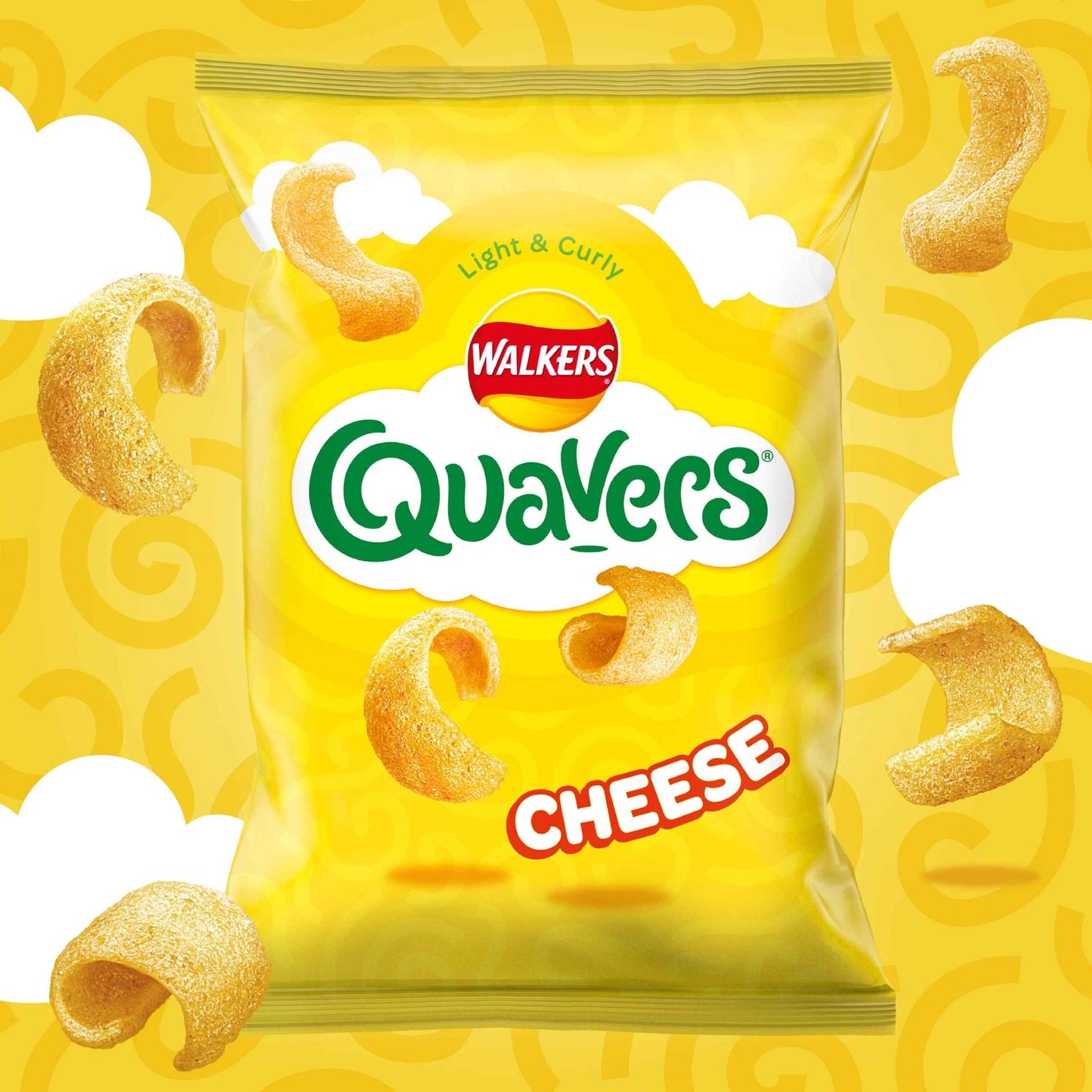 Walkers QUAVERS Cheese Flavour Potato Crisps (320g)