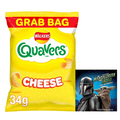 Quavers Cheese Grab Bag Crisps 34g by WALKERS