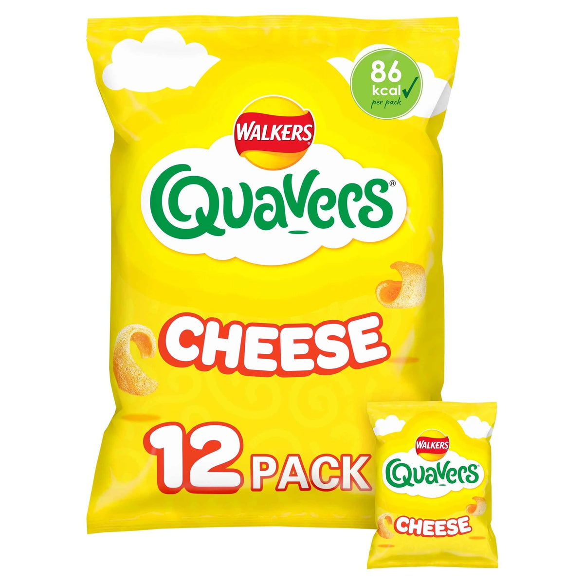 Quavers Cheese Multipack Crisps 12x16g by WALKERS