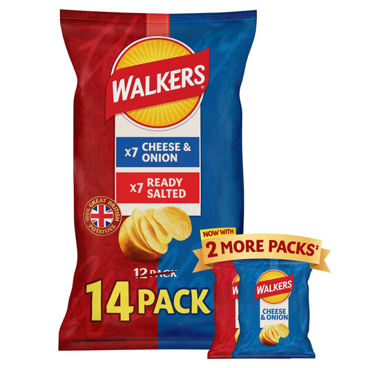 Ready Salted And Cheese & Onion by WALKERS