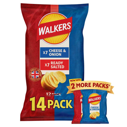 Ready Salted And Cheese & Onion by WALKERS