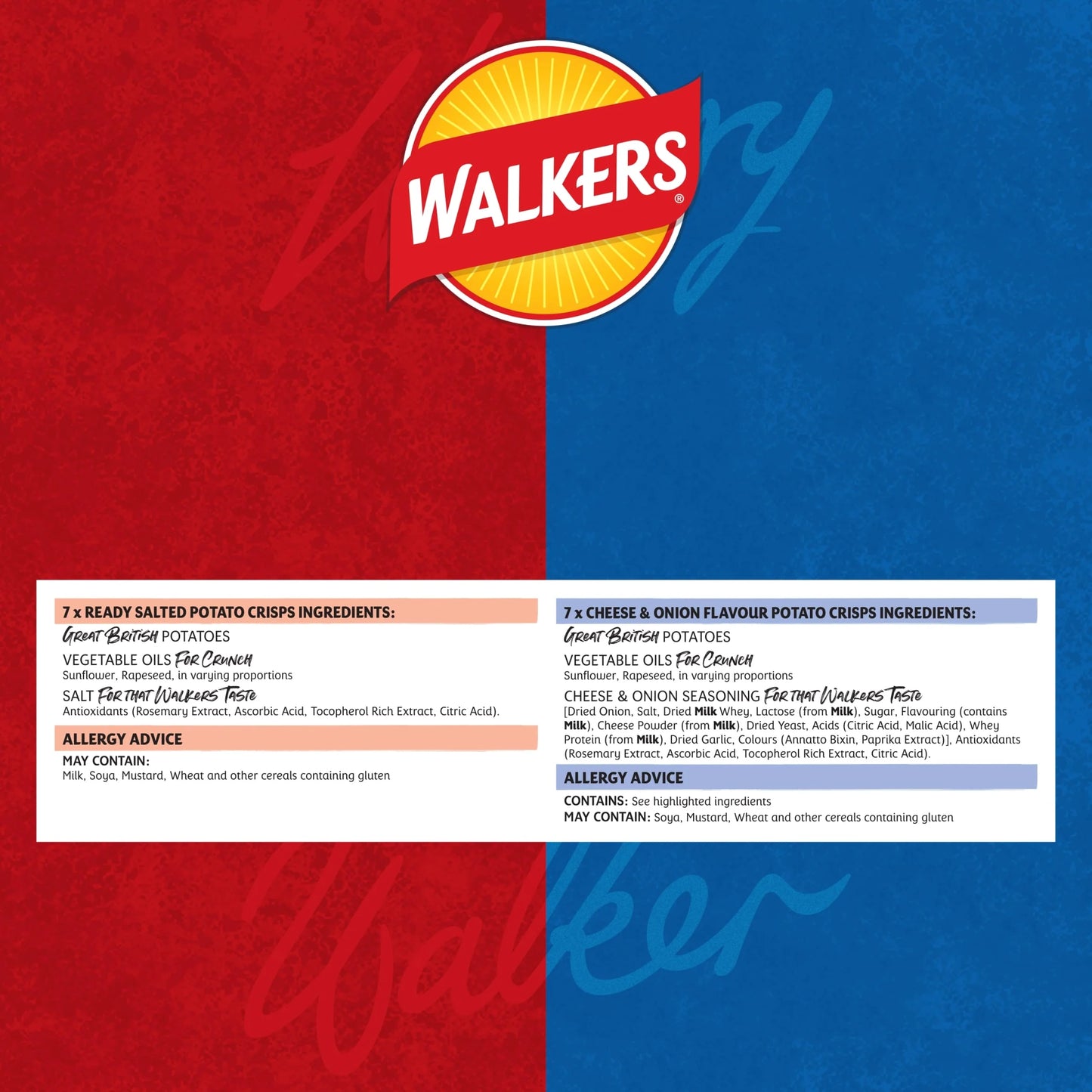 Ready Salted And Cheese & Onion by WALKERS