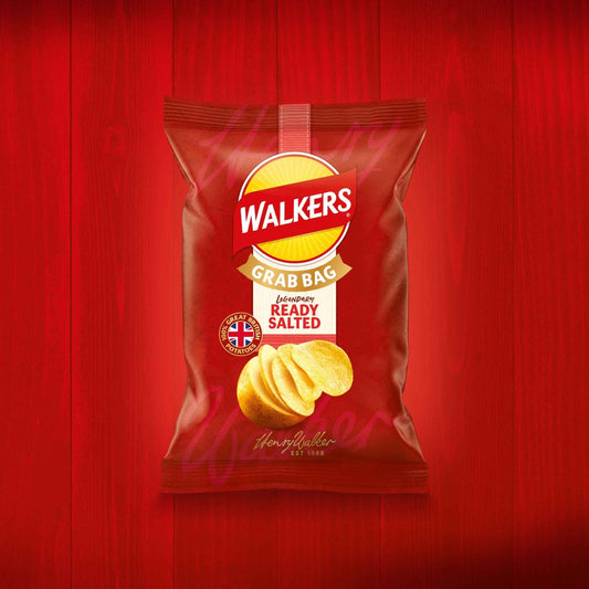 Ready Salted Grab Bag Crisps 45g by WALKERS