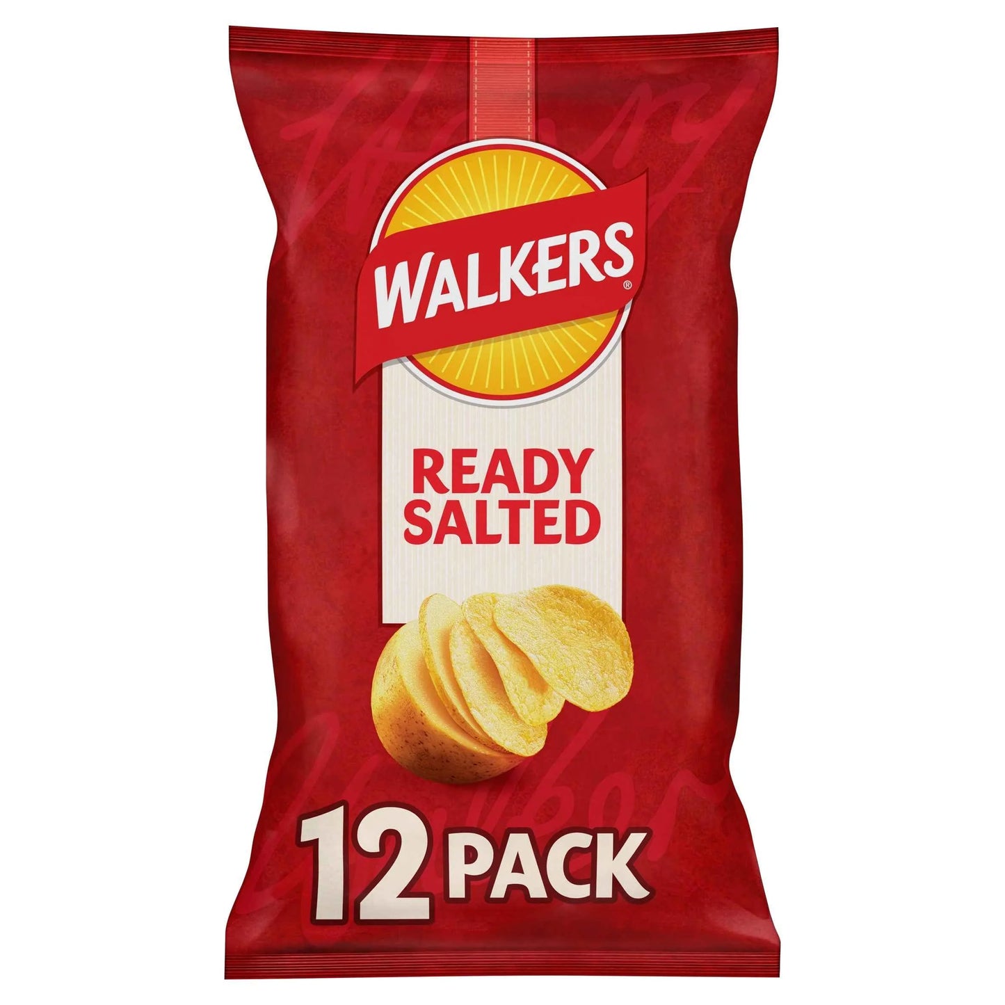 Ready Salted Multipack Crisps 12x25g by WALKERS