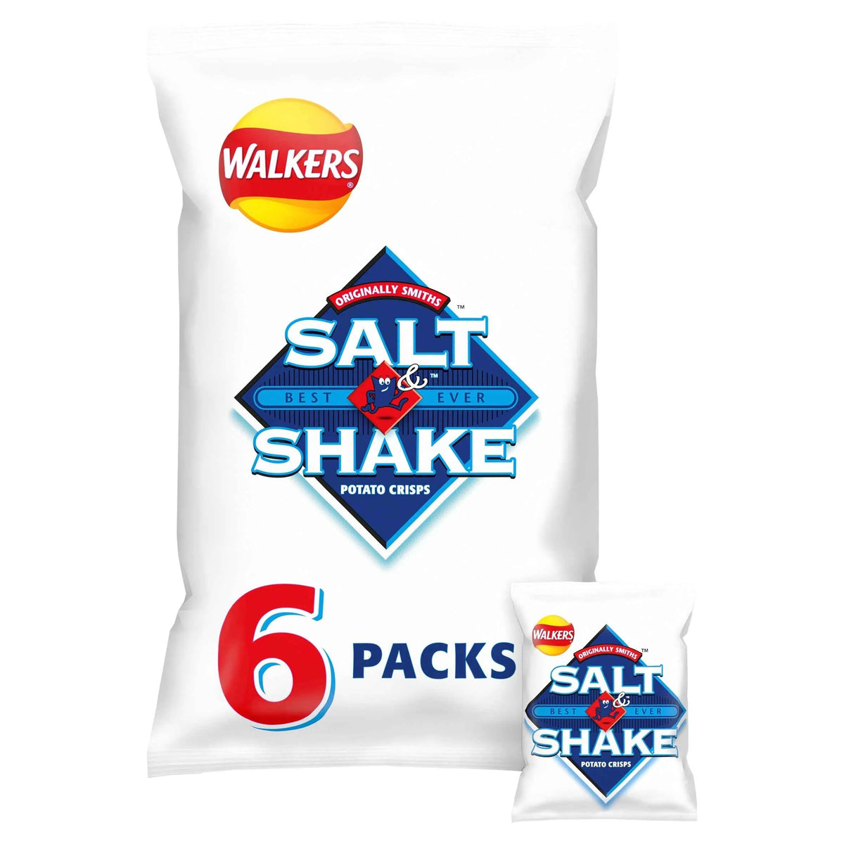 Salt & Shake Multipack Crisps 6x24g by WALKERS