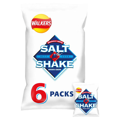 Salt & Shake Multipack Crisps 6x24g by WALKERS