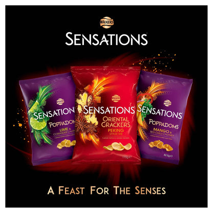 Sensations Poppadoms Lime & Coriander by WALKERS