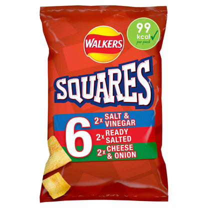 Squares Variety Snacks 6x22g by WALKERS