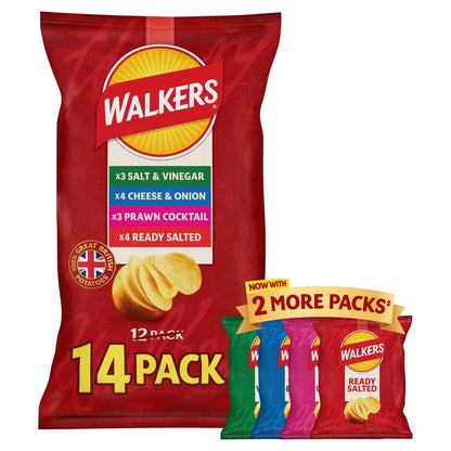 Variety Multipack Crisps 14x25g by WALKERS