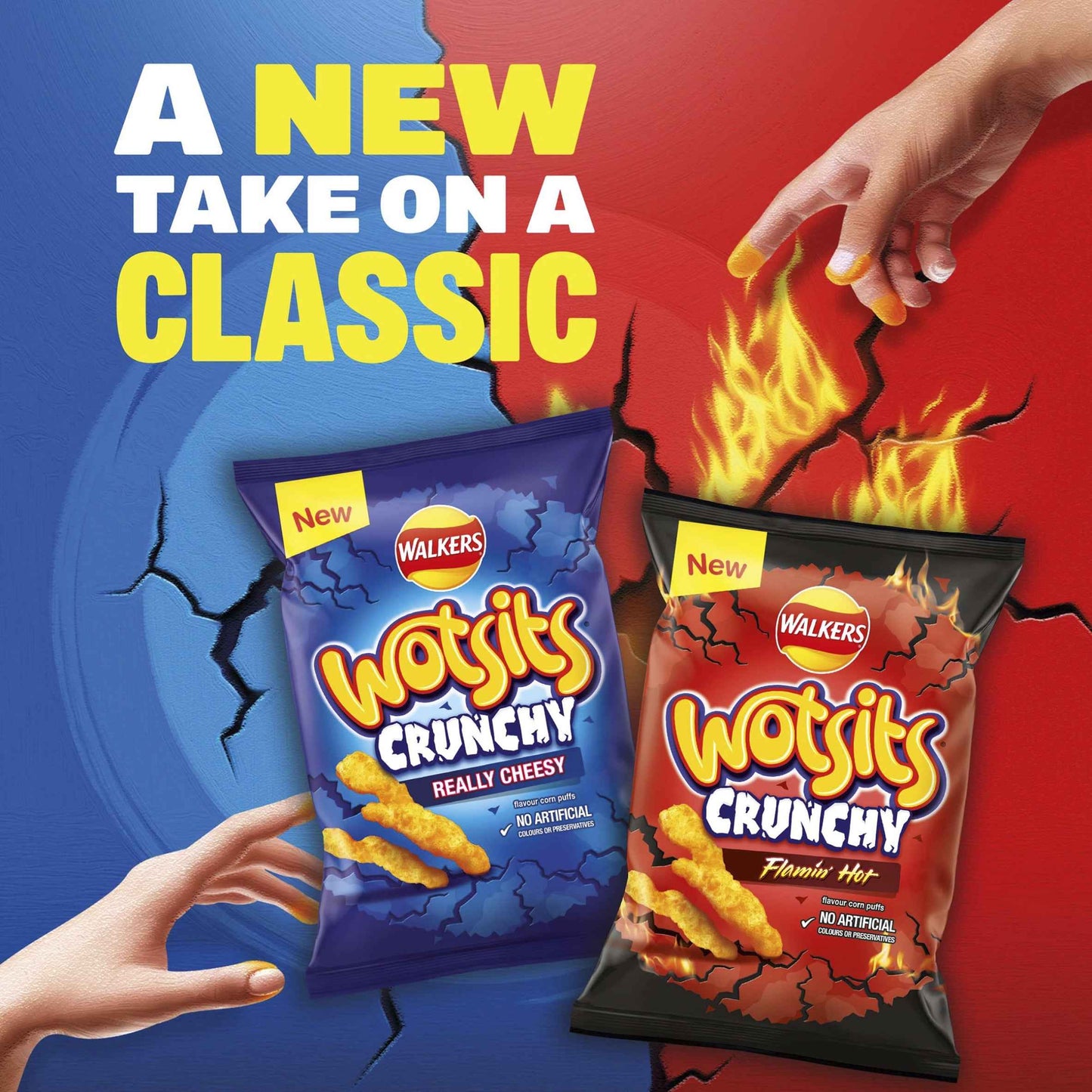 Wotsits Crunchy Cheese Sharing Bag by WALKERS