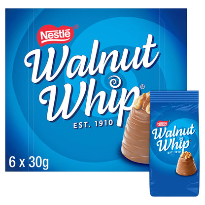 Walnut Whip 6 Pack 180g by Nestle at The British Vault