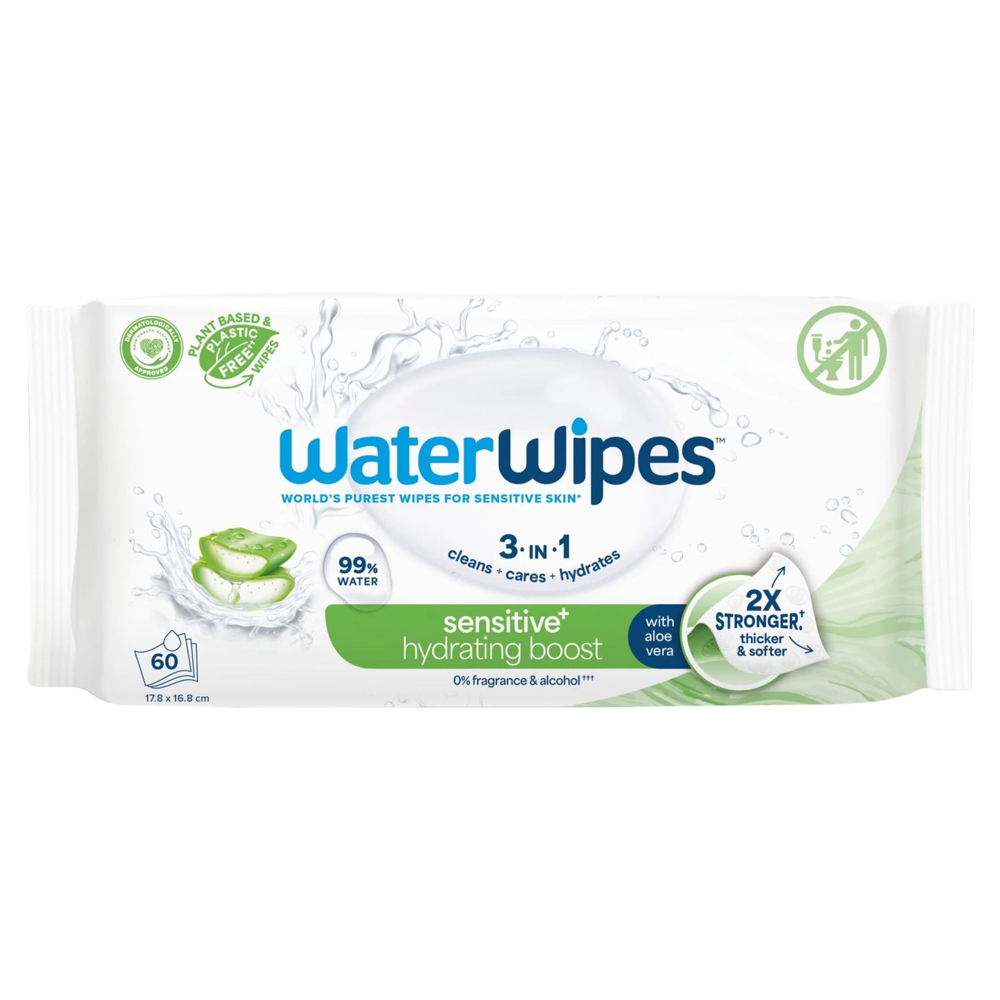 Biodegradable Hydrating Baby Wipes by WaterWipes