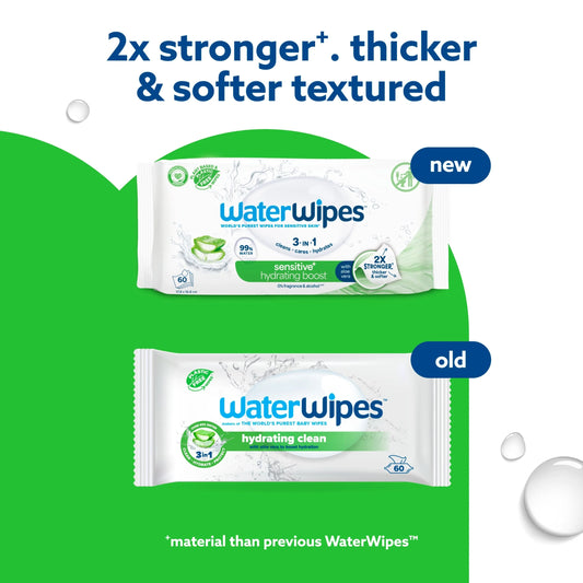 Biodegradable Hydrating Baby Wipes by WaterWipes