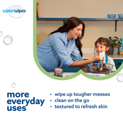 Toddler & Baby Wipes 3pk (60 Wipes) by WaterWipes