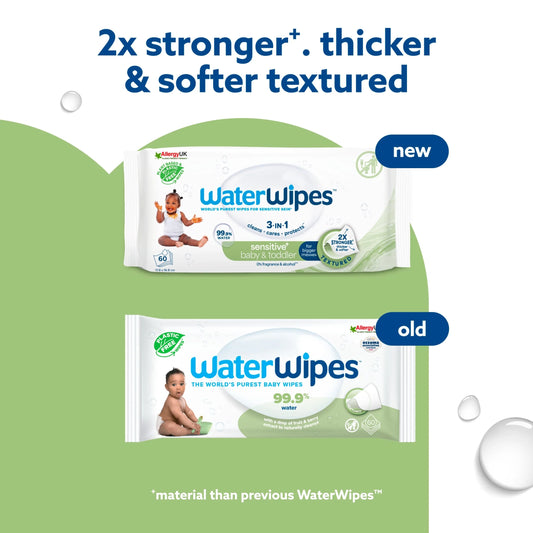 Txtrd Biodegradable Baby Wipes 60 by WaterWipes