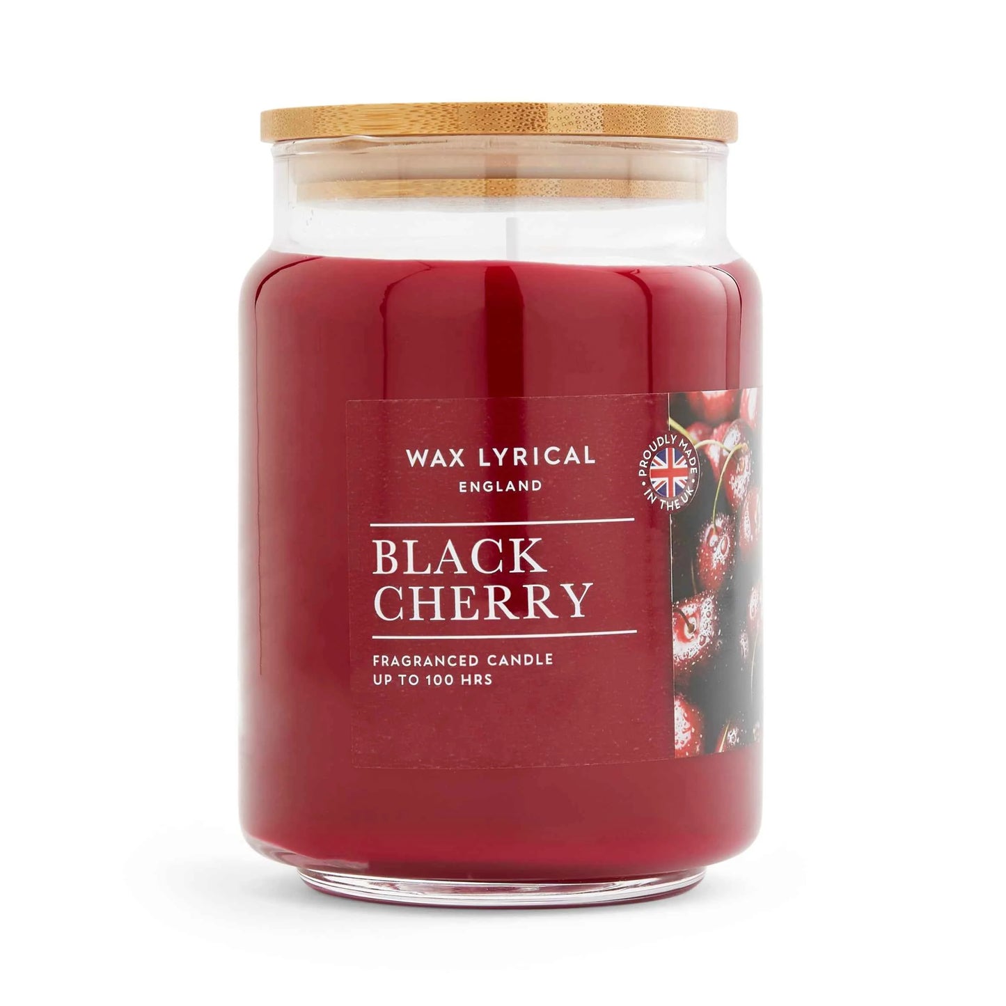 Wax Lyrical Black Cherry Candle 475g by WAX LYRICAL LTD