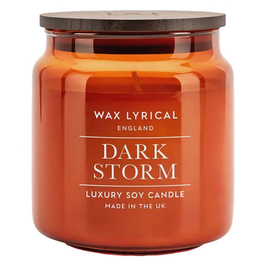 Wax Lyrical Dark Storm Medium Jar 335g by WAX LYRICAL LTD at The British Vault