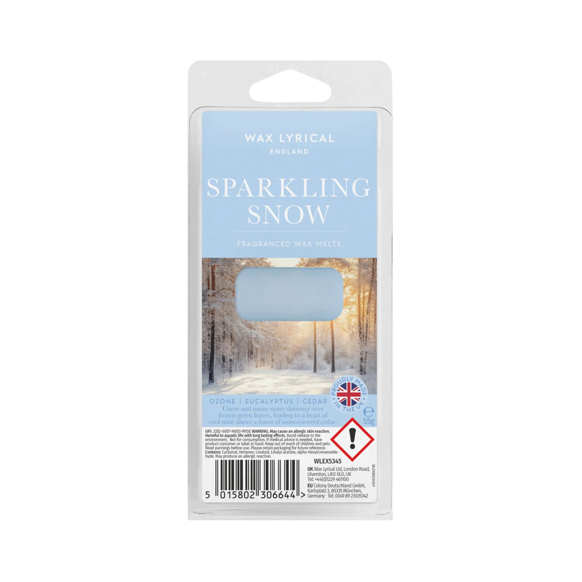 Wax Lyrical England Sparkling Snow Fragranced by WAX LYRICAL LTD at The British Vault