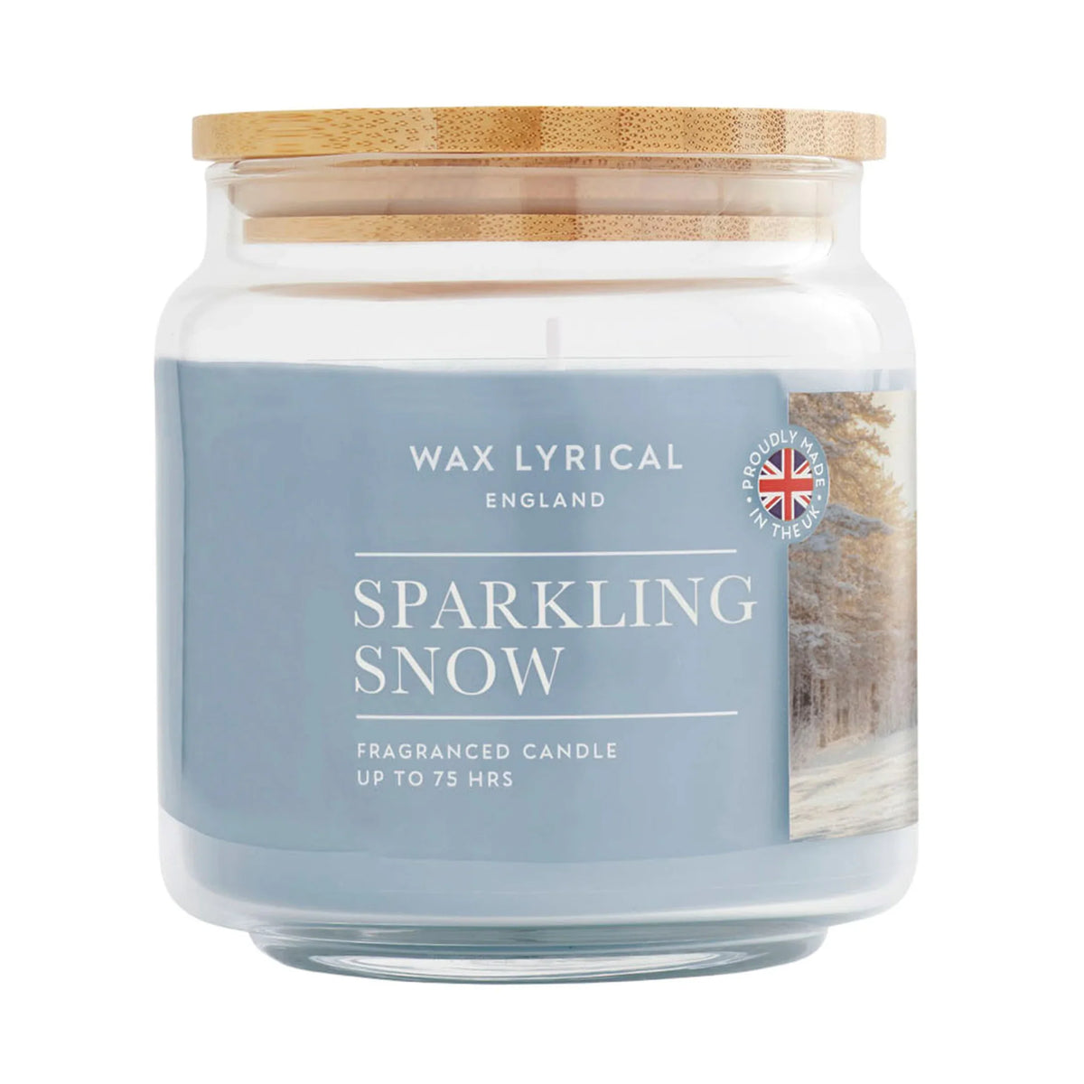 Wax Lyrical England Sparkling Snow Medium by WAX LYRICAL LTD at The British Vault