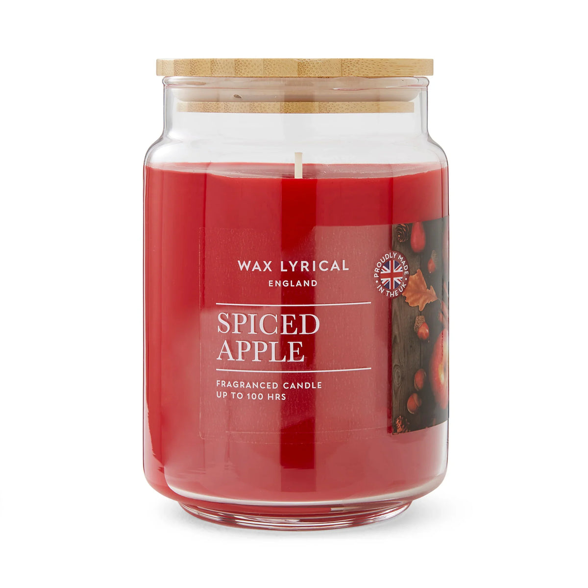 Wax Lyrical England Spiced Apple Large Candle by WAX LYRICAL LTD at The British Vault