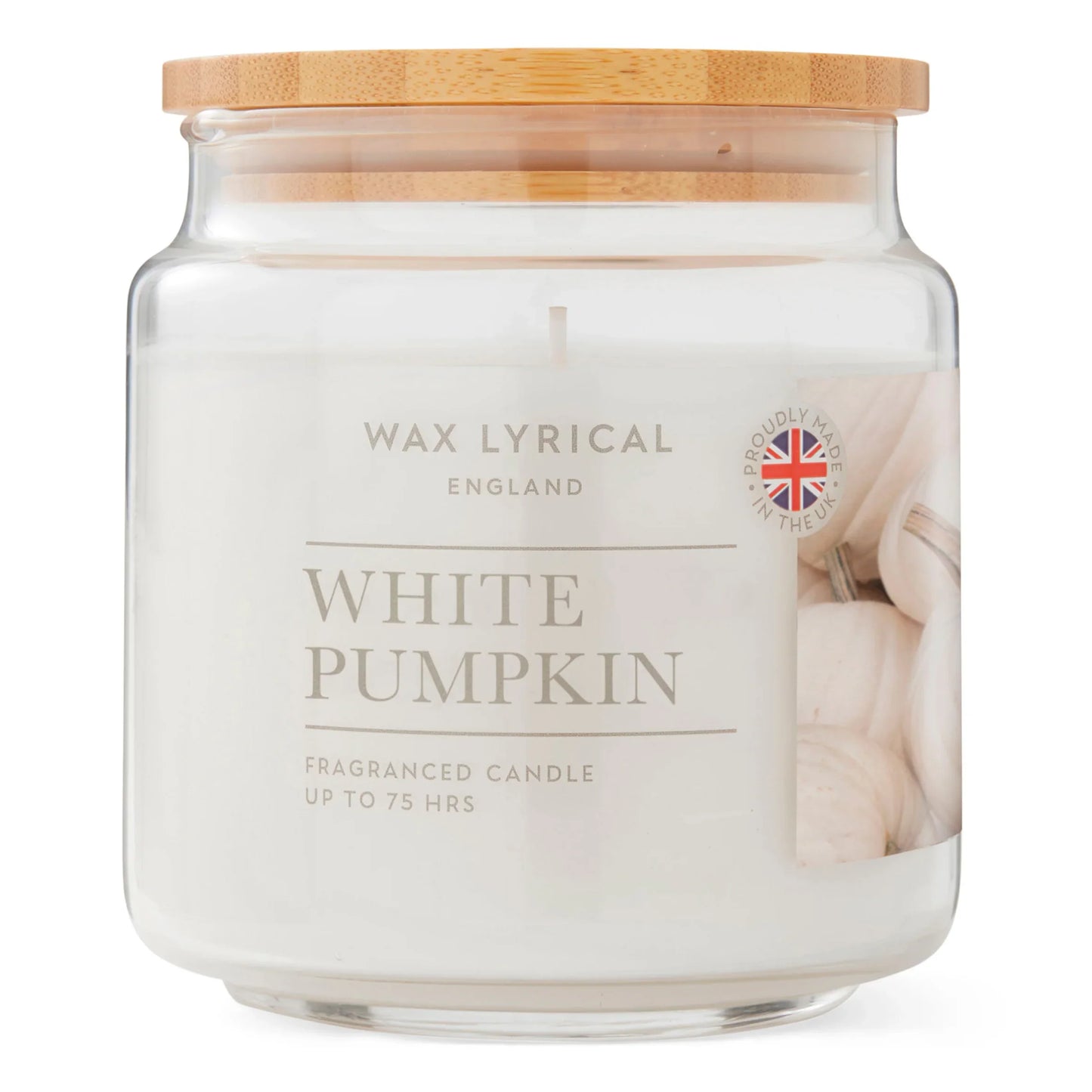 Wax Lyrical England White Pumpkin Candle 335g by WAX LYRICAL LTD