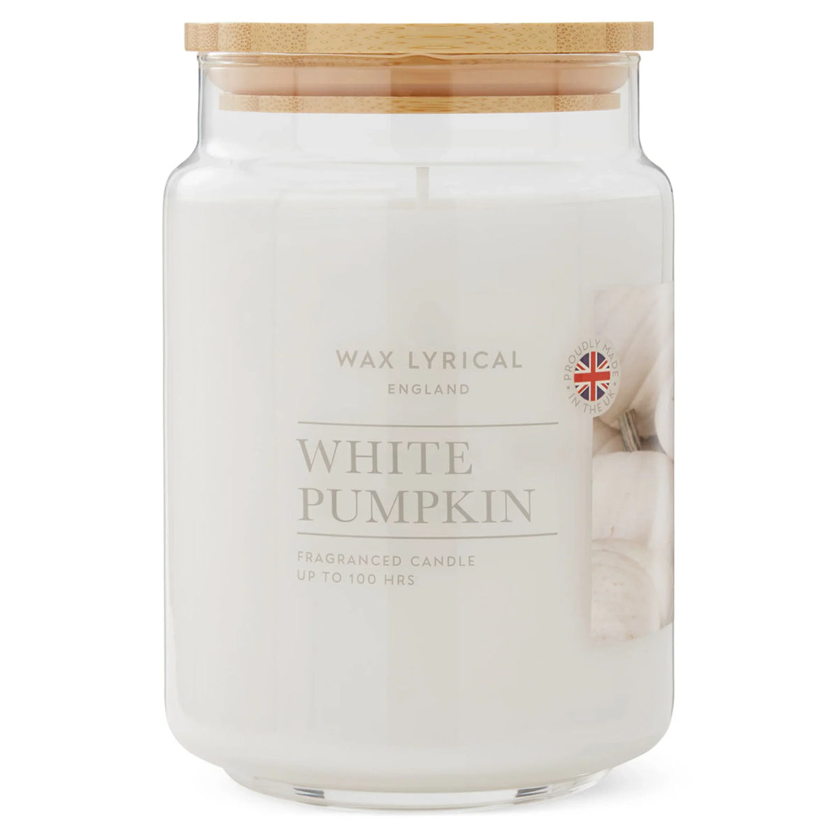 Wax Lyrical England White Pumpkin Candle 475g by WAX LYRICAL LTD