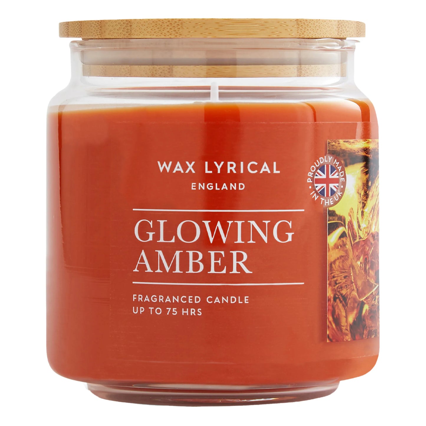 Wax Lyrical Glowing Amber Candle 335g by WAX LYRICAL LTD
