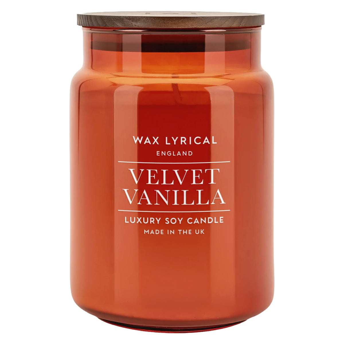 Wax Lyrical Velvet Vanilla Large Jar 475g by WAX LYRICAL LTD at The British Vault