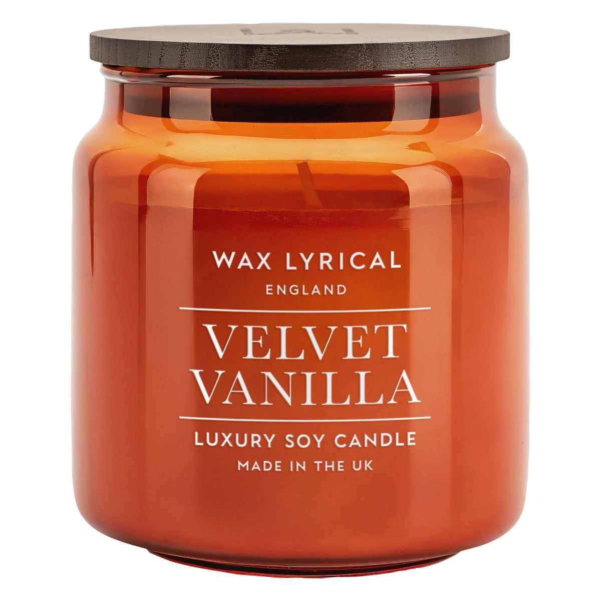 Wax Lyrical Velvet Vanilla Medium Jar 335g by WAX LYRICAL LTD at The British Vault