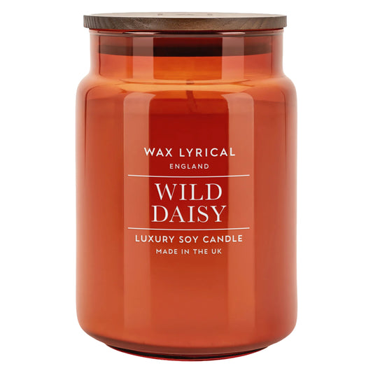 Wax Lyrical Wild Daisy Large Jar 475g by WAX LYRICAL LTD at The British Vault