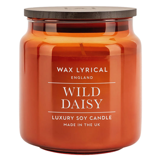 Wax Lyrical Wild Daisy Medium Jar 335g by WAX LYRICAL LTD at The British Vault