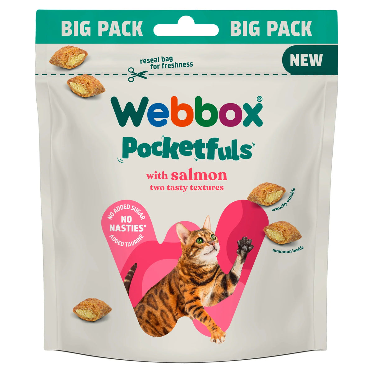 Pocketfuls Salmon 200g by Webbox at The British Vault