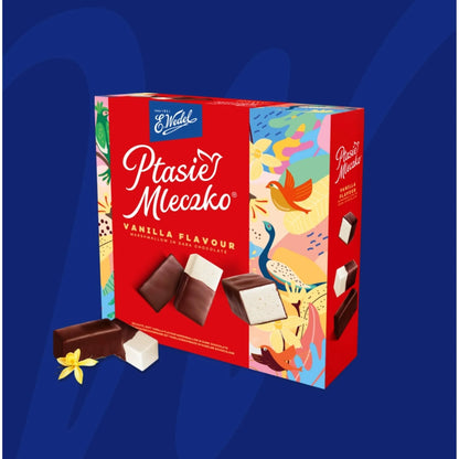 Wedel Vanilla Marshmallow In Dark Chocolate 340g by E.Wedel