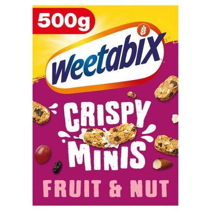 Crispy Minis Fruit & Nut Cereal 500g by WEETABIX