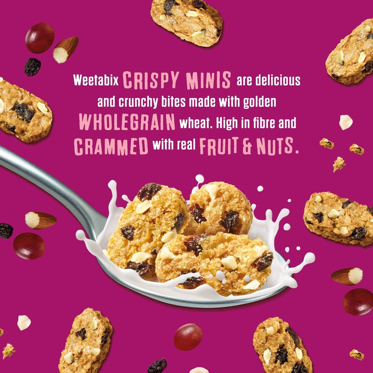 Crispy Minis Fruit & Nut Cereal 500g by WEETABIX