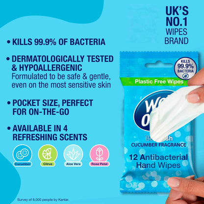 Be Fresh 12 Antibacterial & by WET ONES