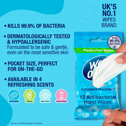 Be Fresh 12 Antibacterial & by WET ONES