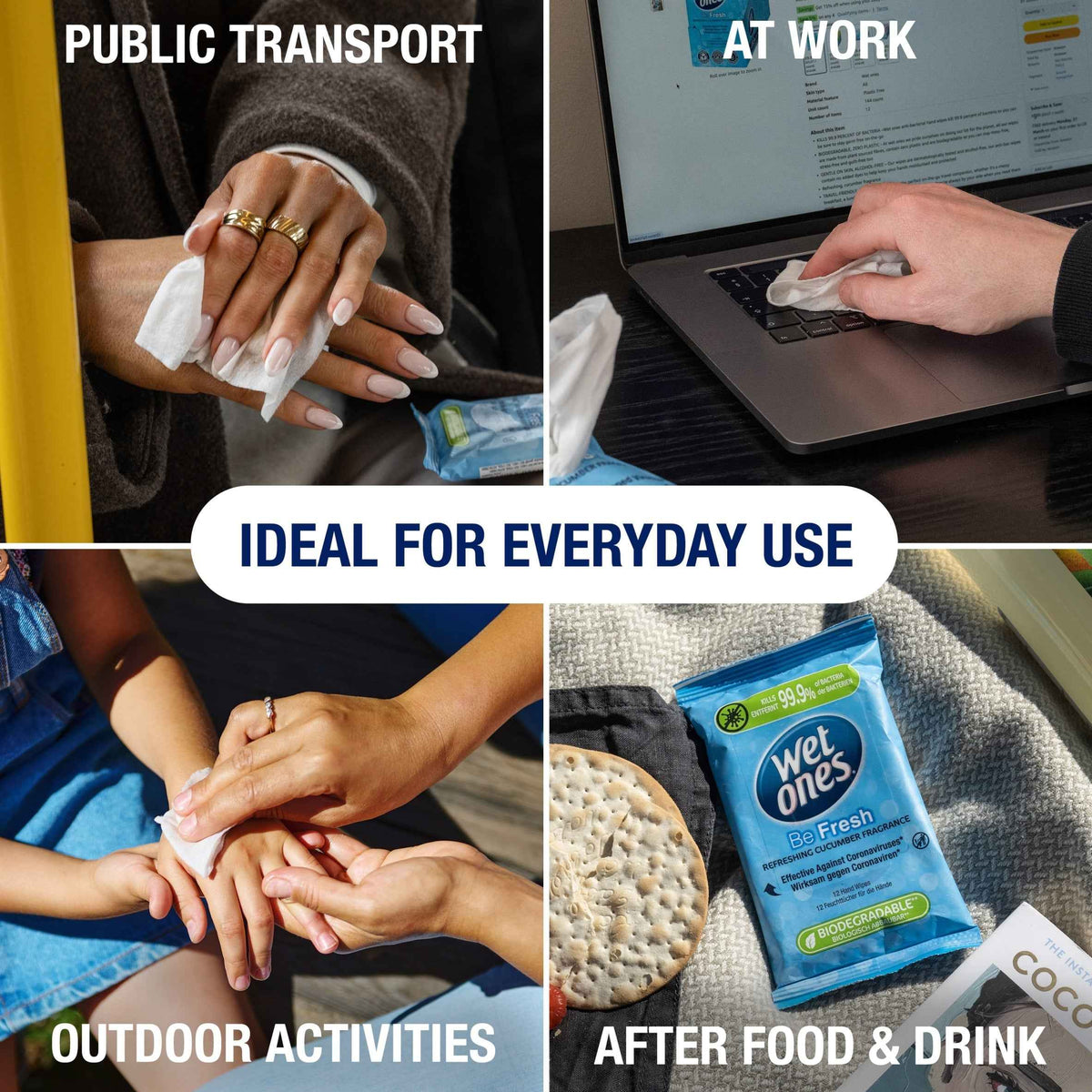 Be Fresh 12 Antibacterial & by WET ONES