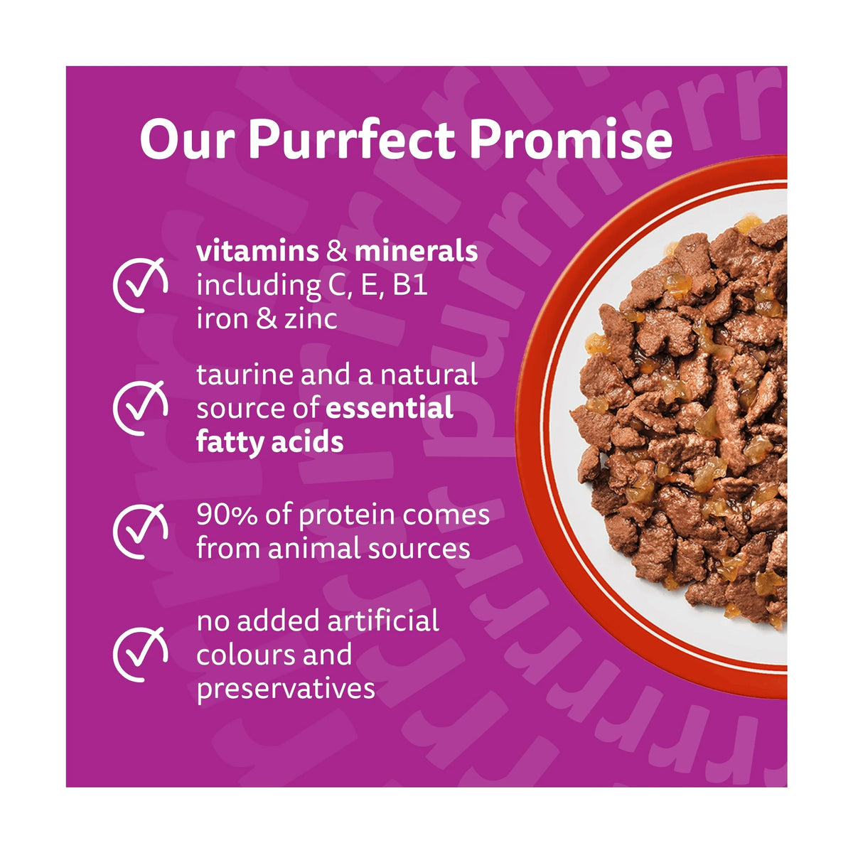 Adult Wet Cat Food Pouches Meaty by whiskas at The British Vault
