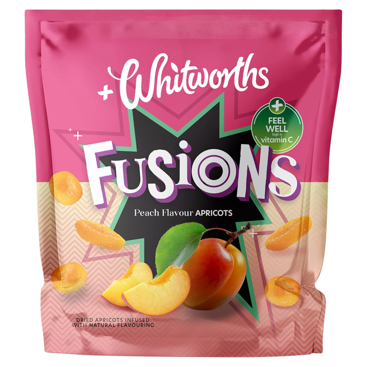Fusions Peach Apricot 80g by whitworths at The British Vault