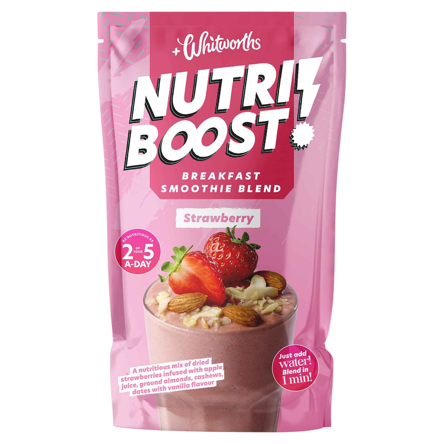 Nutriboost Strawberry Smoothie by whitworths