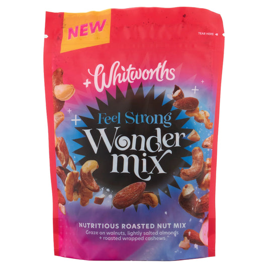 Wondermix Feel Strong Nut Mix 190g by whitworths