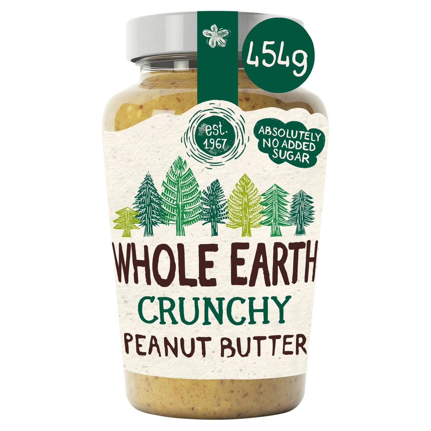 Crunchy Peanut Butter 454g by WHOLE EARTH