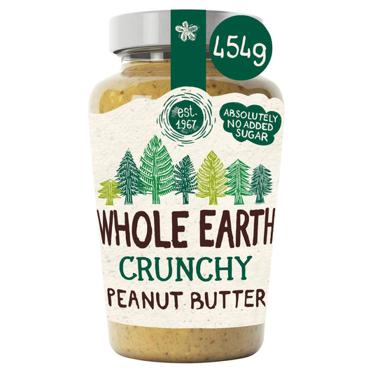 Crunchy Peanut Butter 454g by WHOLE EARTH