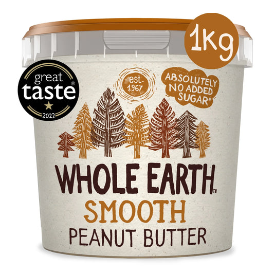 Smooth Peanut Butter 1kg by WHOLE EARTH