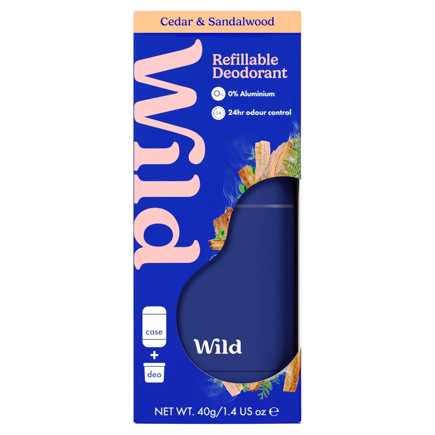 Sandalwood & Cedar Refillable Natural by WILD