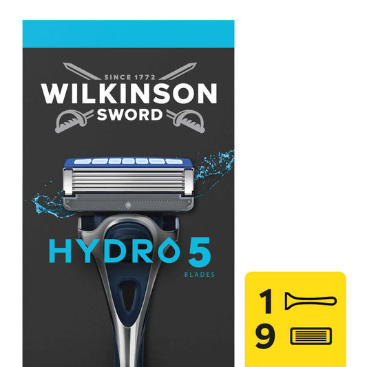 Hydro 5 Men’s 1 Razor + 9 by WILKINSON SWORD