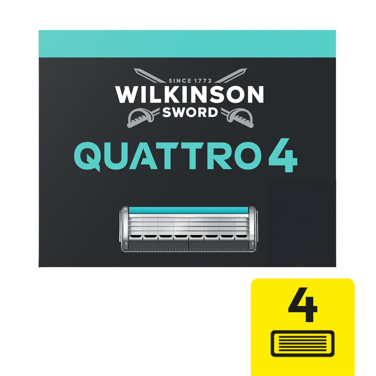 Quattro Men’s Razor Blade by WILKINSON SWORD