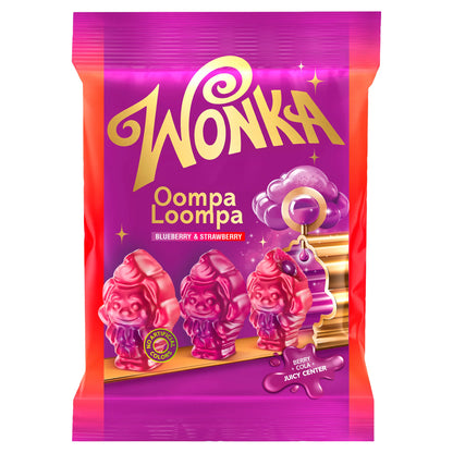 Oompa Loompa Gummies Blueberry & by WONKA at The British Vault