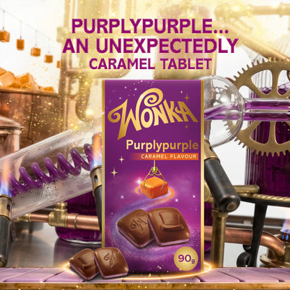 Purplypurple Caramel Flavour Milk by WONKA at The British Vault